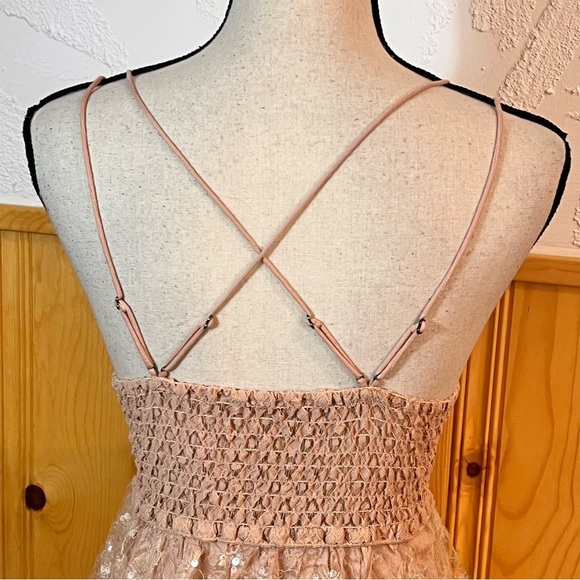 Free People Adella Sequin Slip Dress Sz-S - Picture 6 of 10